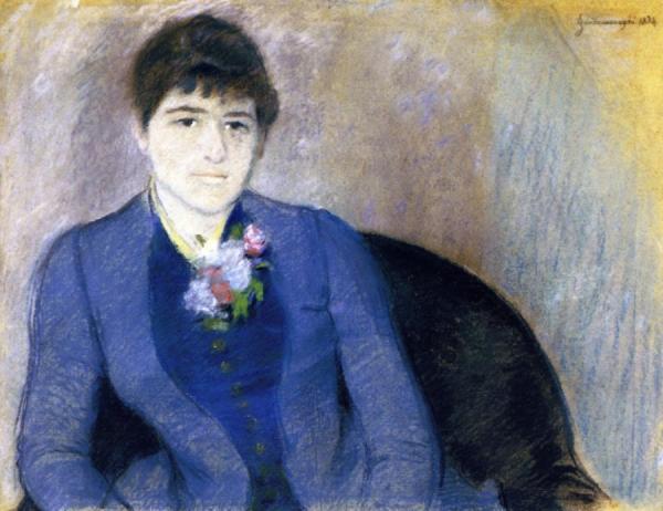 The Blue Jacket by Federico Zandomeneghi