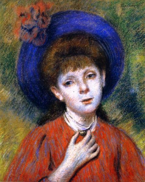 The Purple Hat by Federico Zandomeneghi