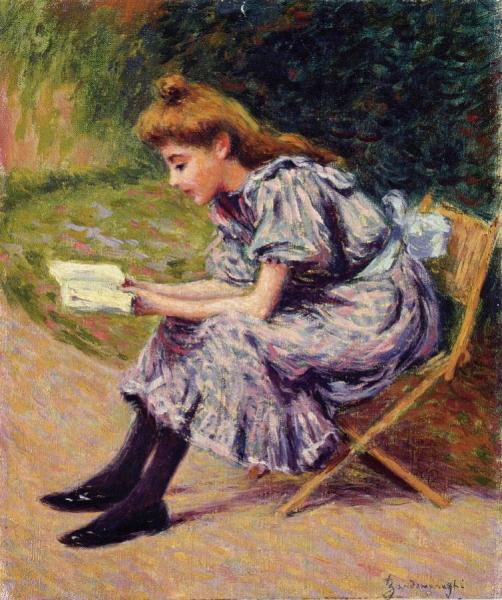 The Reader by Federico Zandomeneghi