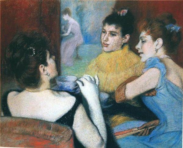 The Tea by Federico Zandomeneghi