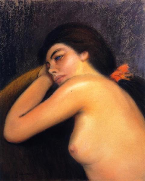 Torso Of A Young Woman by Federico Zandomeneghi