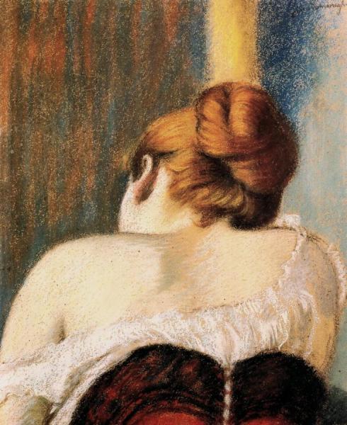 Federico Zandomeneghi Woman In Corset