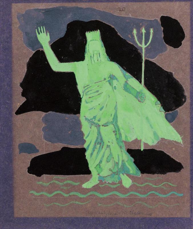 Apparizione Di Nettuno, 1947 by Felice Casorati