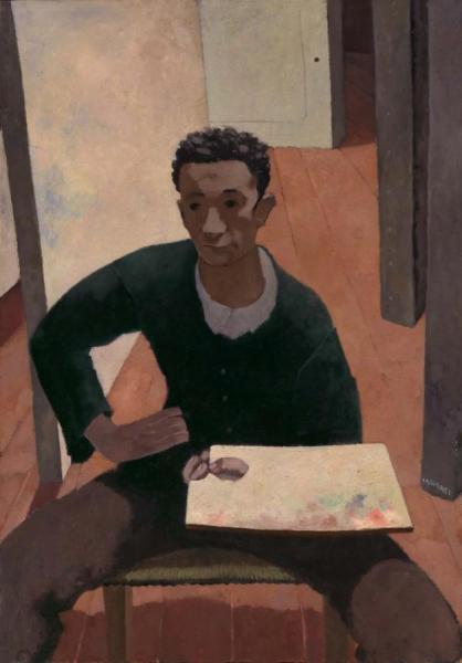 A Student,1930 by Felice Casorati Oil Painting Reproductions