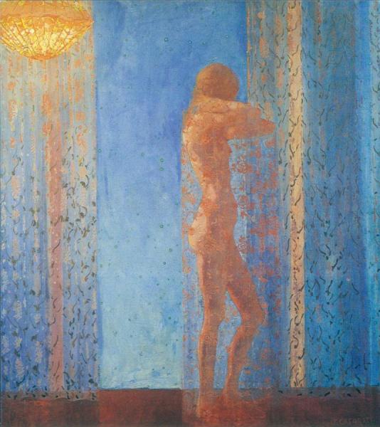 Notturno,1912-13 by Felice Casorati