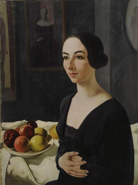 Ritratto Di Hena Rigotti,1924 by Felice Casorati