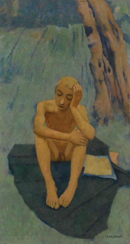 Giovinetto Nel Bosco, 1940 by Felice Casorati