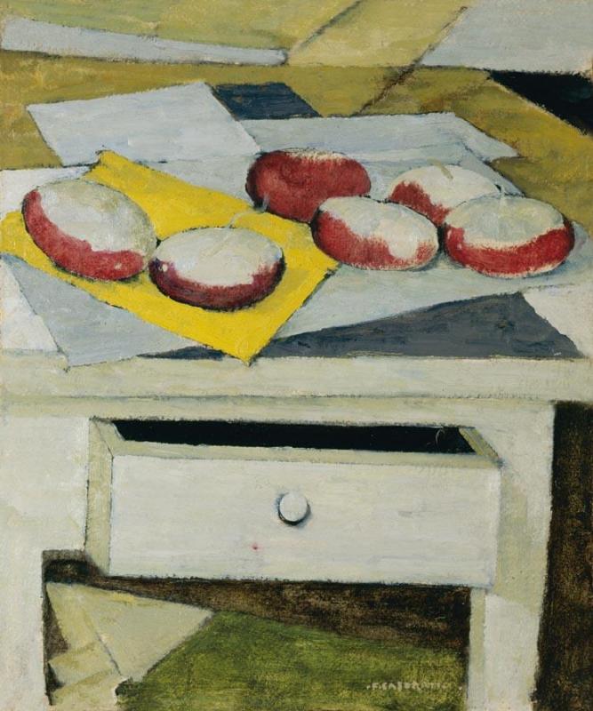 Rape Sul Tavolo, 1949 by Felice Casorati