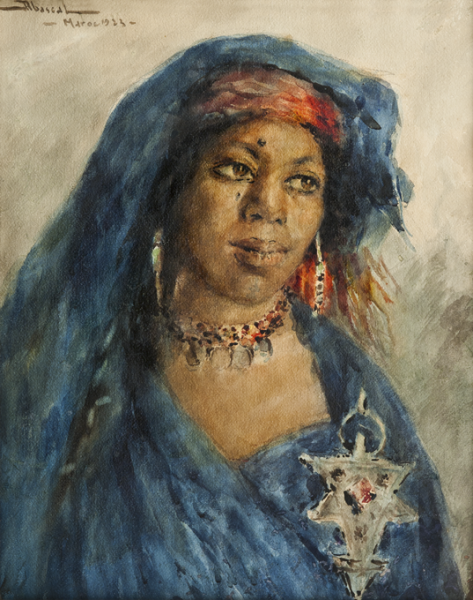 Portrait Of A Berber Woman by Felipe Barantes Abascal