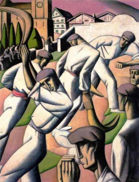 Pelota Players by Felix Elie Tobeen