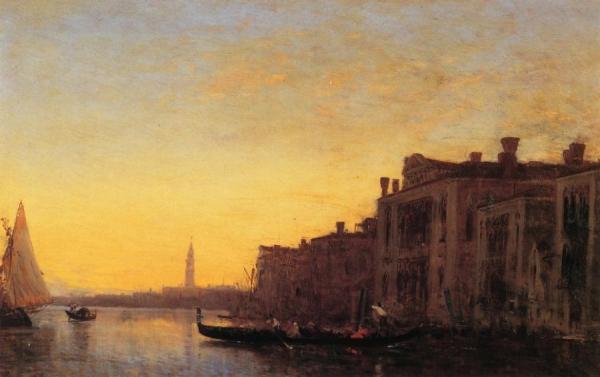 Grand Canal, Venice by Felix Francois Georges Philbert Ziem