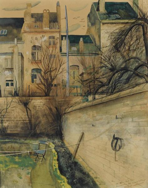 Le Jardin by Felix Nussbaum Oil Painting Reproductions