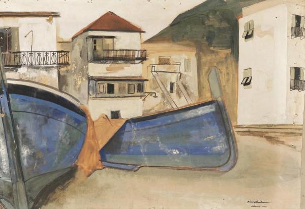 Felix Nussbaum Les Bateaux