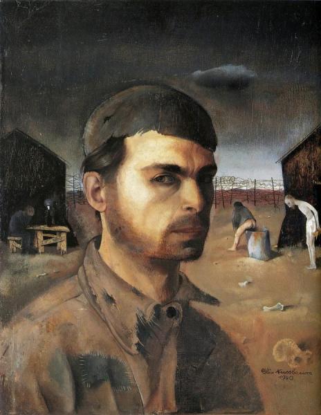Felix Nussbaum Self-portrait In The Camp