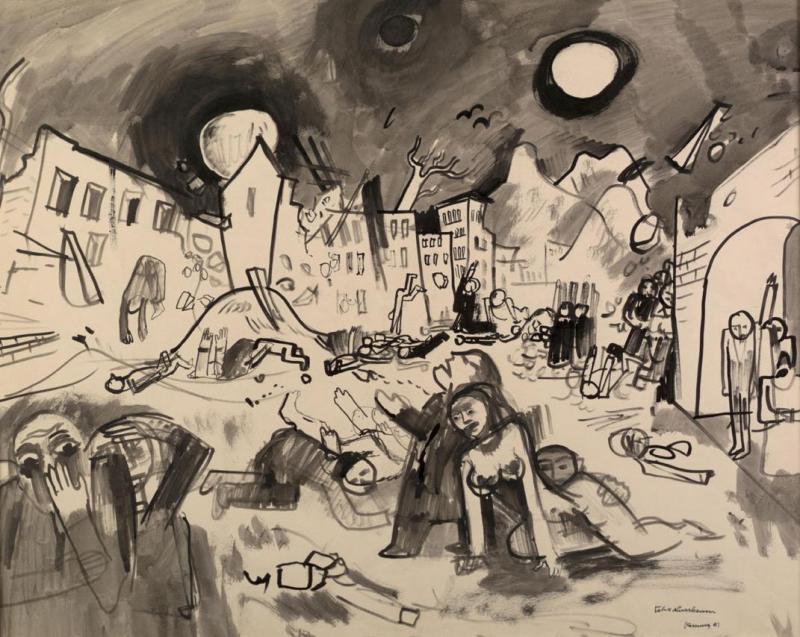 Felix Nussbaum The Great Disaster, C.1939
