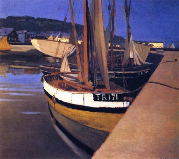 A Port by Felix Vallotton