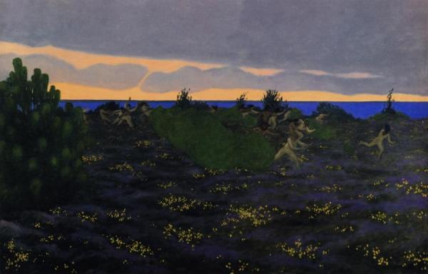 Antique Evening by Felix Vallotton