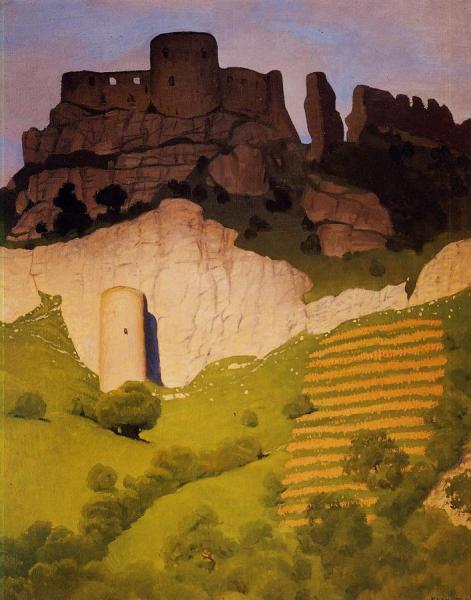 Chateau Gaillard At Andelys by Felix Vallotton
