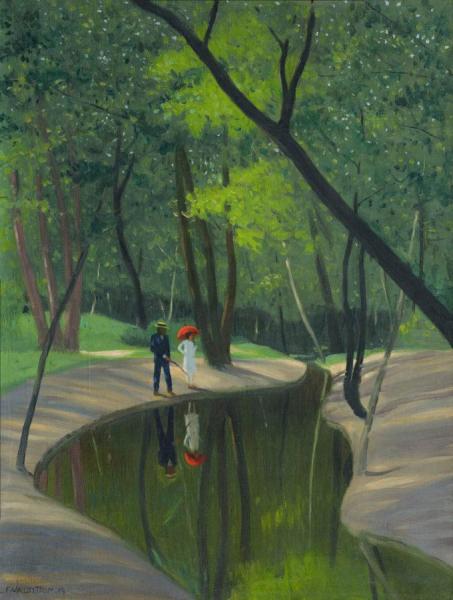 Forest Of Boulogne by Felix Vallotton