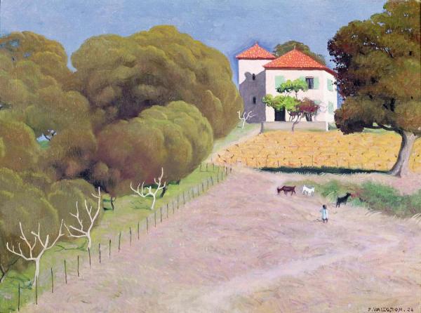 Landscape. The House With The Red Roof by Felix Vallotton