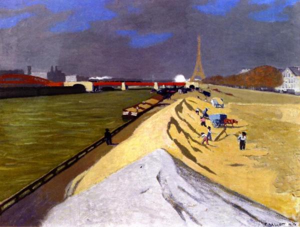 Piles Of White Sand by Felix Vallotton