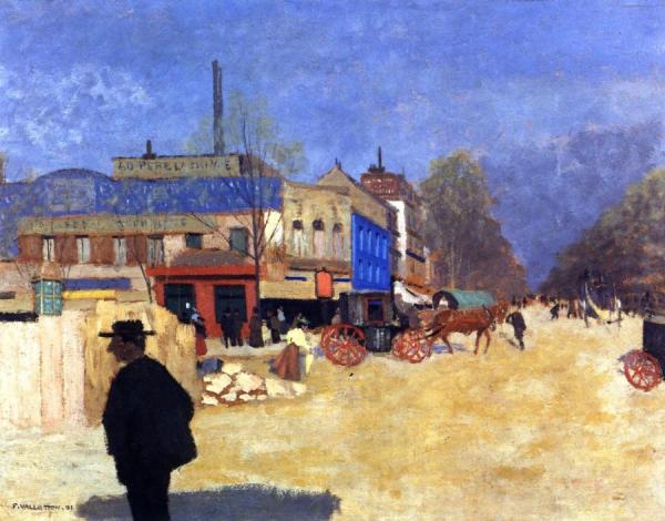 Place Clichy by Felix Vallotton
