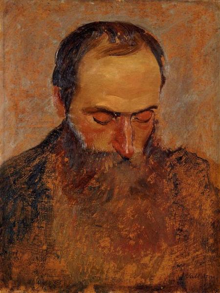 Portrait Of Edouard Vuillard by Felix Vallotton
