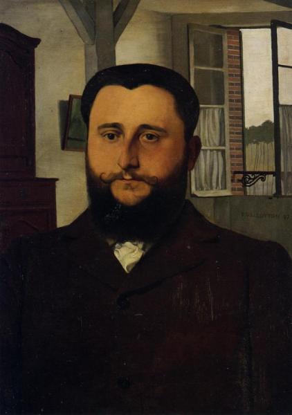 Portrait Of Thadee Nathanson by Felix Vallotton