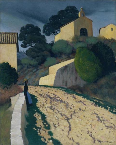 Road At St Paul (var) by Felix Vallotton