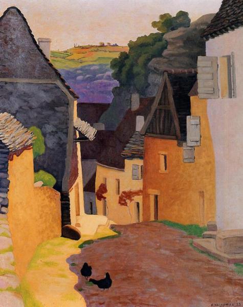 Rocamadour Landscape by Felix Vallotton