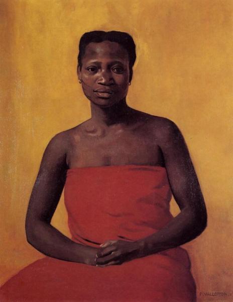 Felix Vallotton Seated Black Woman, Front View