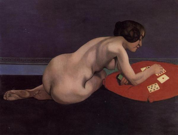 Solitaire by Felix Vallotton