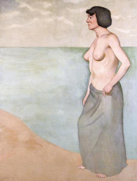 Standing Nude by Felix Vallotton