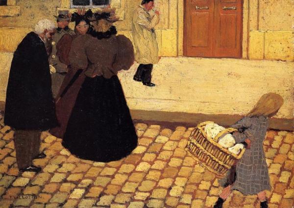 Street Scene by Felix Vallotton