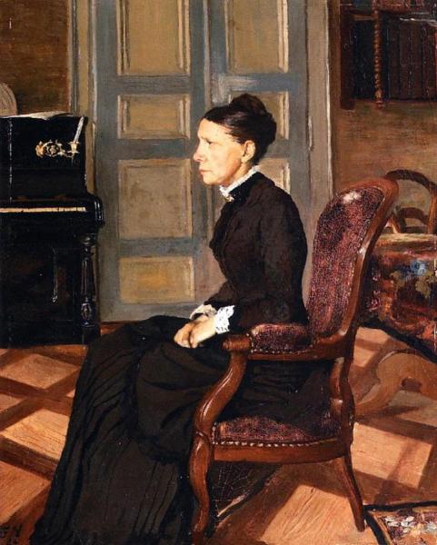 The Artist's Mother by Felix Vallotton