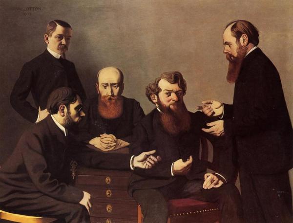 The Five Painters by Felix Vallotton
