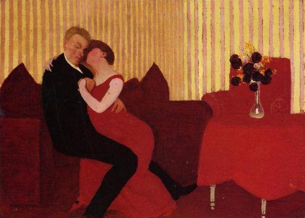 The Lie by Felix Vallotton