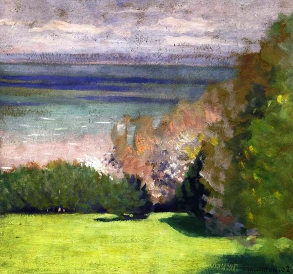The Park At Villerville by Felix Vallotton
