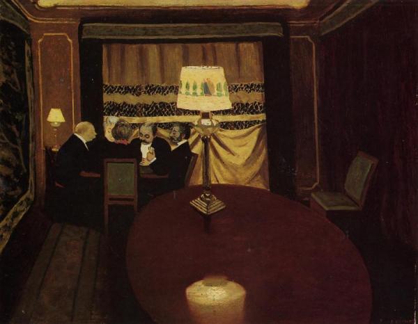 The Poker Game by Felix Vallotton