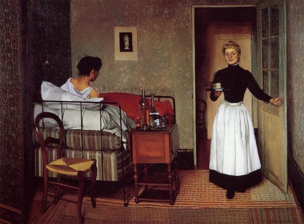 The Sick Girl by Felix Vallotton