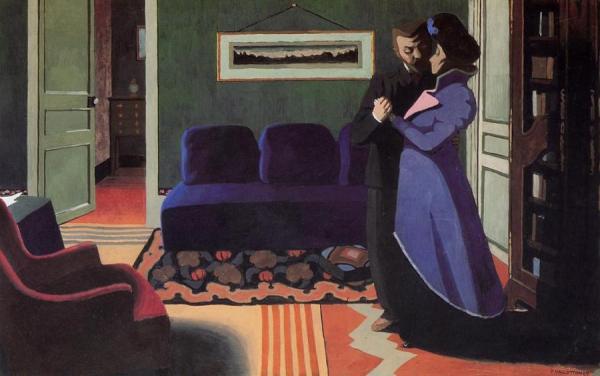 The Visit by Felix Vallotton