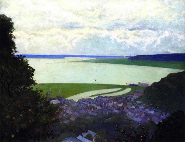 View Of Honfleur, Morning by Felix Vallotton