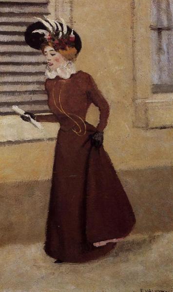 Woman With A Plumed Hat by Felix Vallotton
