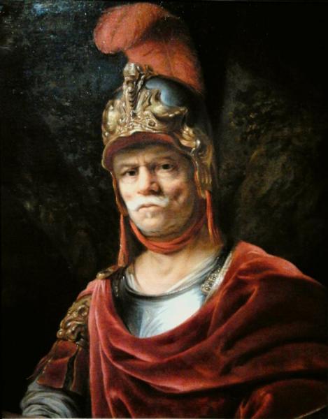 Man In Golden Helmet(mars) by Ferdinand Bol