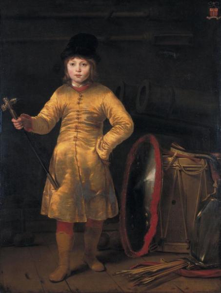 Otto Van Der Waeyen In A Polish Costume by Ferdinand Bol