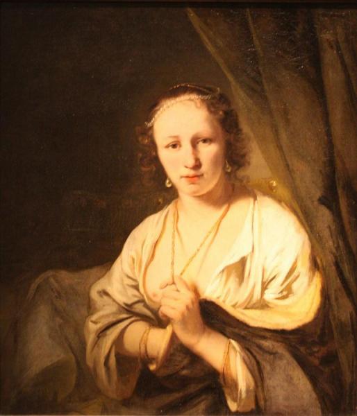 Portrait Of A Lady by Ferdinand Bol