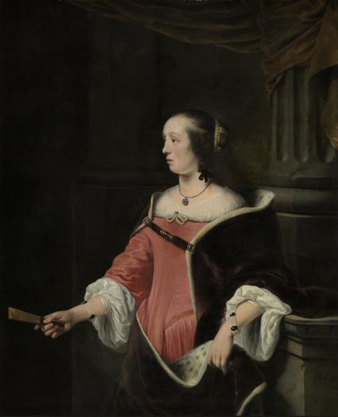 Portrait Of A Woman by Ferdinand Bol