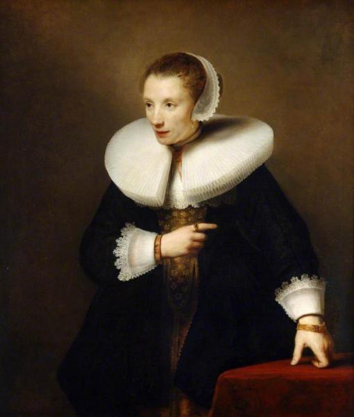Portrait Of An Unknown Woman by Ferdinand Bol