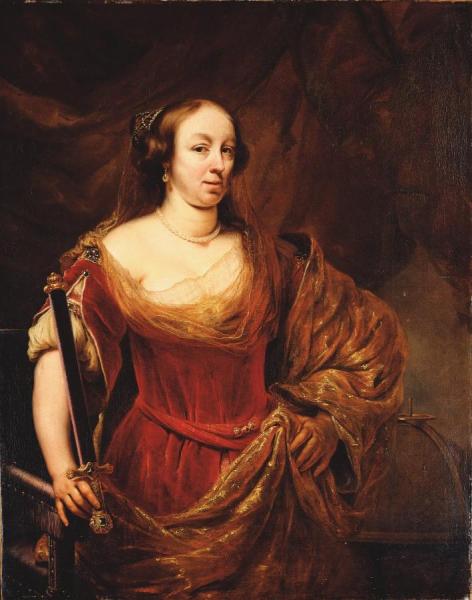 Ferdinand Bol Portrait Of Louise Marie Gonzaga De Nevers, Queen Of Poland