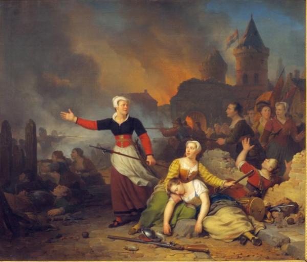 Ferdinand De Braekeleer Hasselaar During The Siege Of Haarlem